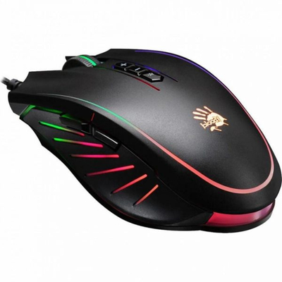 Maus A4 TECH Q81 Bloody Neon X Glide - USB, e zezë