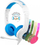 Kufje BuddyPhones School+, të kaltra/bardha