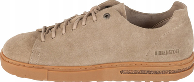Atlete Birkenstock Bend Low Decon, lëkurë nubuck, Regular Fit, bezhë