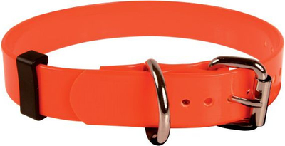 Qafore qeni Zolux PVC fluo, 45 cm, reflektuese, portokalli fluo