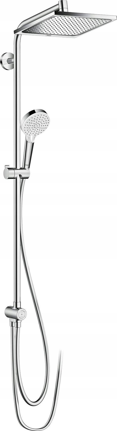 Kolonë dushi Hansgrohe Crometta E 240 Showerpipe Reno, 240x240mm, 1 rrymë, krom