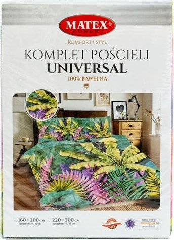 Set çarçafësh UNIVERSAL MATEX 09, 220 x 200 cm, pambuk 100%