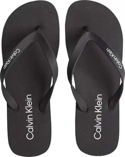 Papuçe për meshkuj Calvin Klein, të zeza