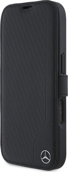 Këllëf bookcase Mercedes-Benz MEBKP16X23RBGVK, për iPhone 16 Pro Max 6.9", i zi