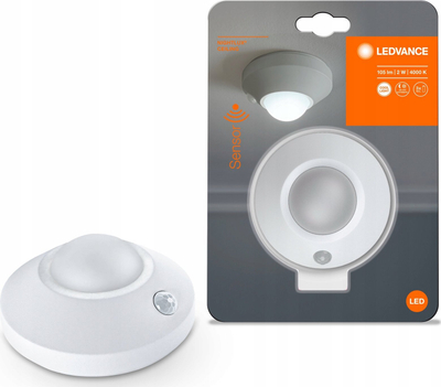 Llambë tavani LED Ledvance Nightlux Ceiling me sensor lëvizjeje, dritë e bardhë 4000K
