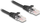 Kabllo rrjeti DeLOCK RJ45 Cat.5e, spiral, 1m, e zezë