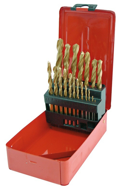 Set i turjelave MEGA, titanium, cilindrike, (26719)