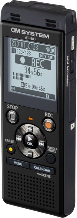 Regjistrues Olympus WS-883, i zi