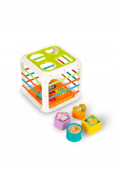 Lodër sorter formash Toyz Logic and Shapes, kub me aktivitete, për lojë e mësim