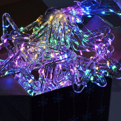 Завеса светилки CHRISTMAS TREE LIGHTS, 235 ЛЕД, 120x120 см, повеќебојна