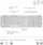 Tastierë Logitech MX Keys S, e bardhë