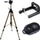 Tripod telefoni Fancier SB4164, 1.8 m, me telekomandë Bluetooth, i zi