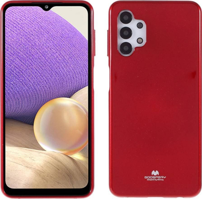 Këllëf telefoni Mercury Jelly për Samsung A32 5G, i butë, mbron mirë, i kuq