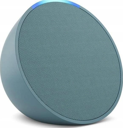 Altoparlant i zgjuar Amazon Echo Pop 1st Gen, me Alexa, i vogël, ngjyrë teal