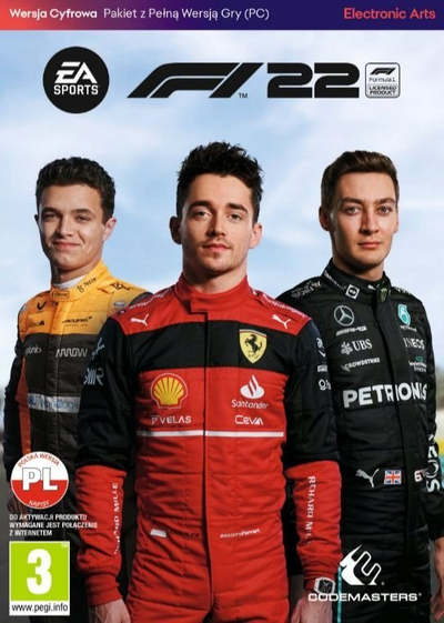 Игра за компјутер EA Sports F1 22, Origin клуч, глобална