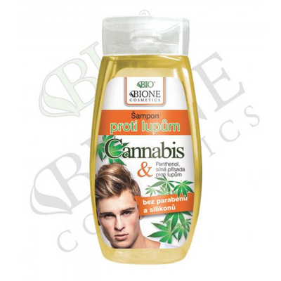 Shampo kundër zbokthit Bione Cosmetics Cannabis for Men, 260 ml