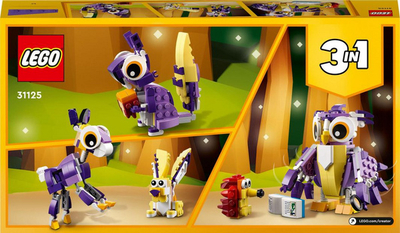 Set figurash LEGO Creator Fantastic Forest Creatures (31125)