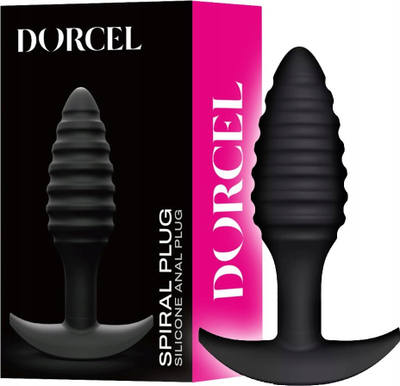 Plug anal Dorcel Spiral, silikon, i zi