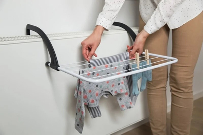 Tharëse rrobash Vileda Express Indoor Radiator Airer, 3 m sipërfaqe tharjeje, e bardhë