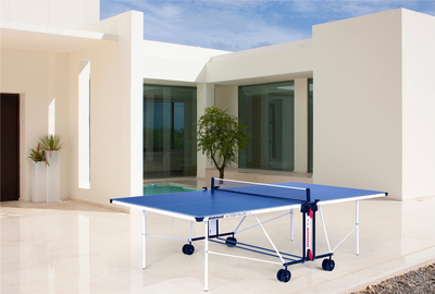 Tavolinë pingpongu Kettler Outdoor Roller Fun, 4mm melaminë, për jashtë, blu