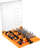 Set veglash NEO Tools 06-111, me bita për tornavidë, 60 pjesë, portokalli