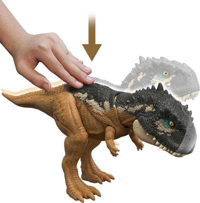 Figura dinosauri Jurassic World Dominion Roar Strikers, madhësi mesatare, me tinguj