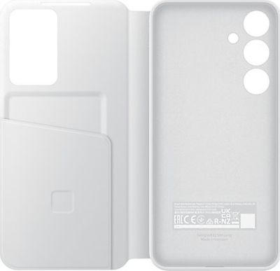 Këllëf Samsung Smart View Wallet për Galaxy S24 Plus, me kapak, e bardhë