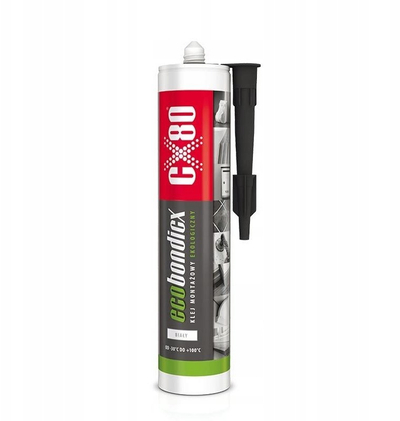 Ngjitës montimi CX80 Ecobondicx, 300ml, për brenda dhe jashtë, i bardhë
