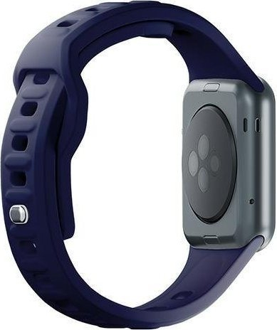 Rrip silikoni 3mk për Apple Watch, hipoalergjik, i zi