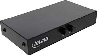 Ndërprës VGA InLine me dorë, 2 porta, 15 pin Sub D HD, i zi
