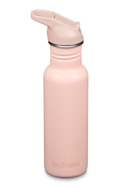 Шише за вода Klean Kanteen Classic, 532ml, спортски капак Flip Seal, праска