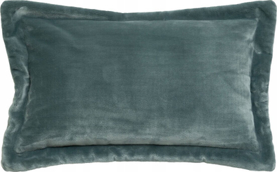 Jastëk dekorativ Atmosphera Cuddly, flanel poliester, 30x50cm, blu e çelët