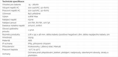 Karikues baterie për vetura TOPDON TB8000, 6V 12V, 8A, gri e zezë