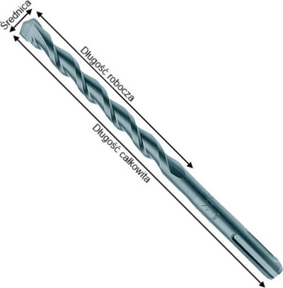 Stërvitëse SDS Plus Makita 12mm, gjatësi 160mm, metalike