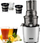 Shtrydhëse frutash Kuvings Revo830, slow juicer, motor i fuqishëm, argjendtë