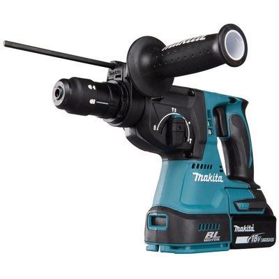Çekiç-sharrë pa kabllo Makita DHR243 18V LXT, brushless, SDS Plus, me bateri