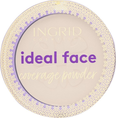 Puder kompakt Ingrid Ideal Face 03, me acid hialuronik, 8 g, bezhë