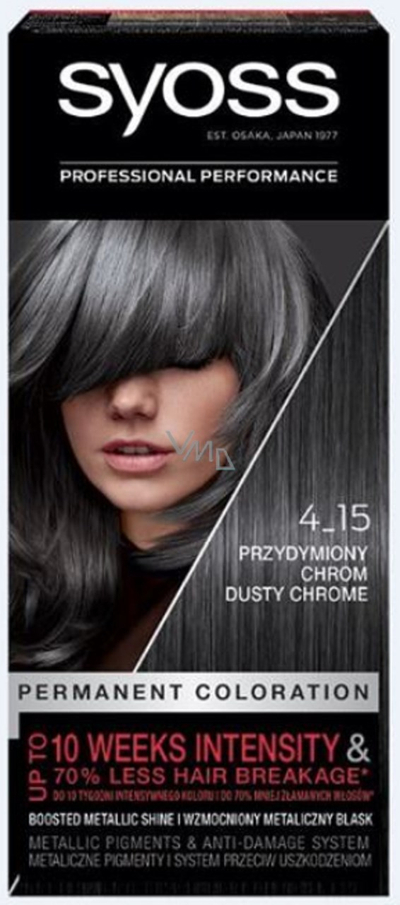 Ngjyrë për flokë Syoss, 4-15 Dusty Chrome, 50 ml