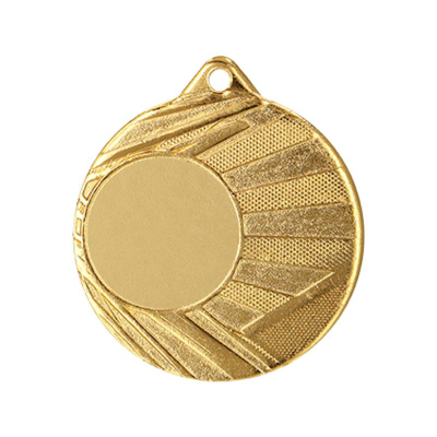 Medalje sportive Victoria Sport Tryumf, 50mm, hapësirë inserti 25mm, ngjyrë ari