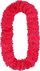 Qafore Partydeco Hawaii, 120 cm, rozë e errët