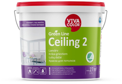 Bojë tavani Vivacolor GL Ceiling 2 A, 2.7L, super mat, e bardhë