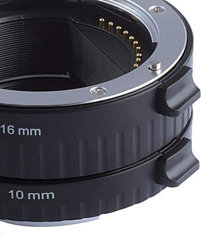 Сет автоматски продолжни цевки Viltrox DG-NEX, за објективи Sony E и камери NEX, црн