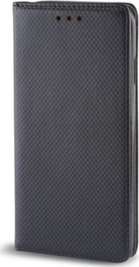 Këllëf flip për telefon Xiaomi Mi Play, tip libër, me xhep karte, i zi