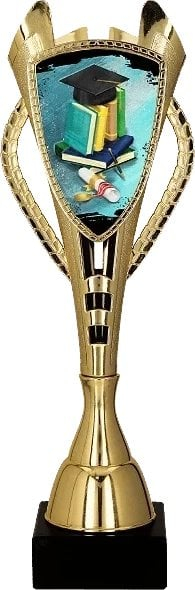 Kupë dekorative Victoria Sport Plastic Trophy Education, plastike, ngjyrë ari