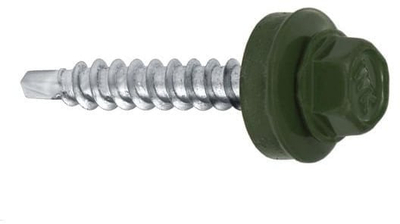 Vida vetëshpuese për metal Self Screw, 4.2x13 mm, 500 copë në pako, jeshile RAL6020