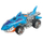 Makina lodër Hot Wheels Monster Action Sharkruiser, drita dhe tinguj, veprim i motorizuar, shumëngjyrëshe