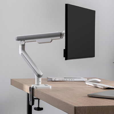 Држач за монитор Ergo Office ER-751, 17-32\", 9kg, бела/сребрена