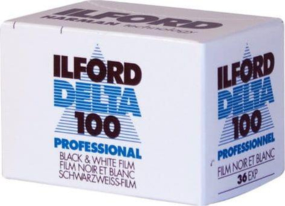 Film fotografik Ilford Delta 100 Pro, bardh e zi, 36 poza, ISO 100