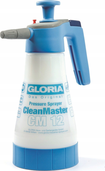 Pompë spërkatëse Gloria CleanMaster CM 12, 1.25L, me presion me dorë, shumëngjyrëshe