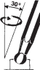 Set çelësa gjashtëkëndor Teng Tools (112260104), 9 copë, tip L, 1.5-10mm, të zi